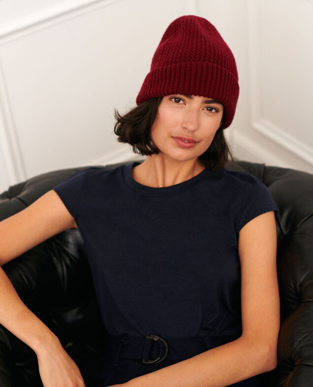 MANON - la camiseta con cuello redondo de algodón mezclado 7012c 69 navy