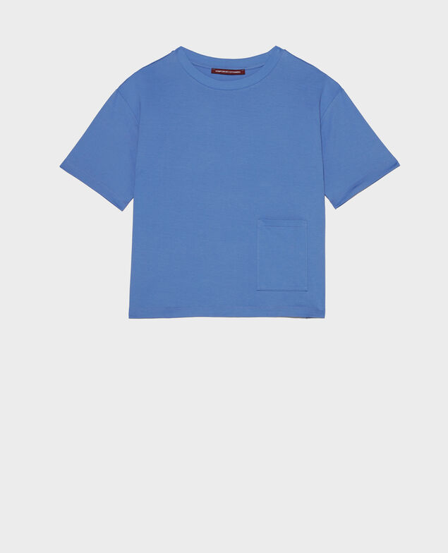 Camiseta oversize de algodón mercerizado Persian jewel