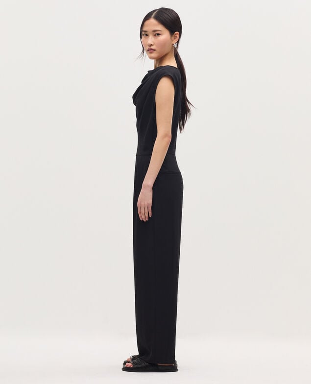 Mono de crepé satinado H091 black beauty