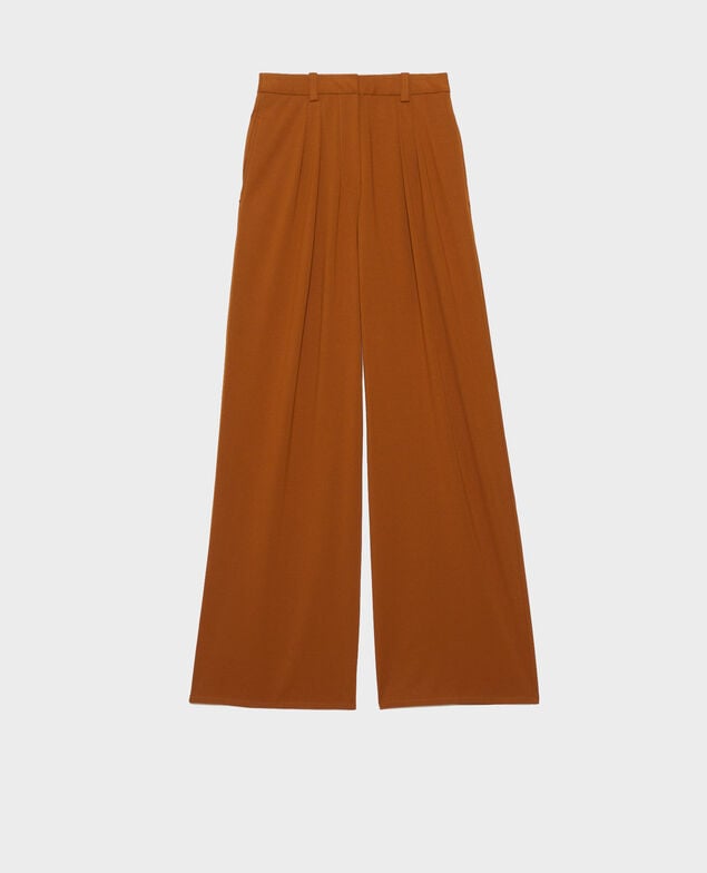 YVONNE - Pantalón ancho con pinzas Monks robe