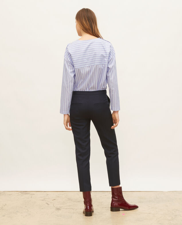 Blusa rayada oversize Popeline stripes