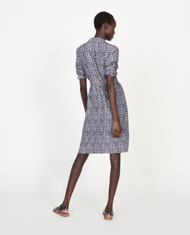 Vestido Feuillage maritime cream
