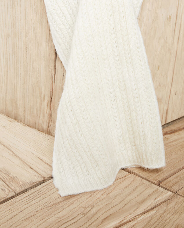 Bufanda de punto Off white
