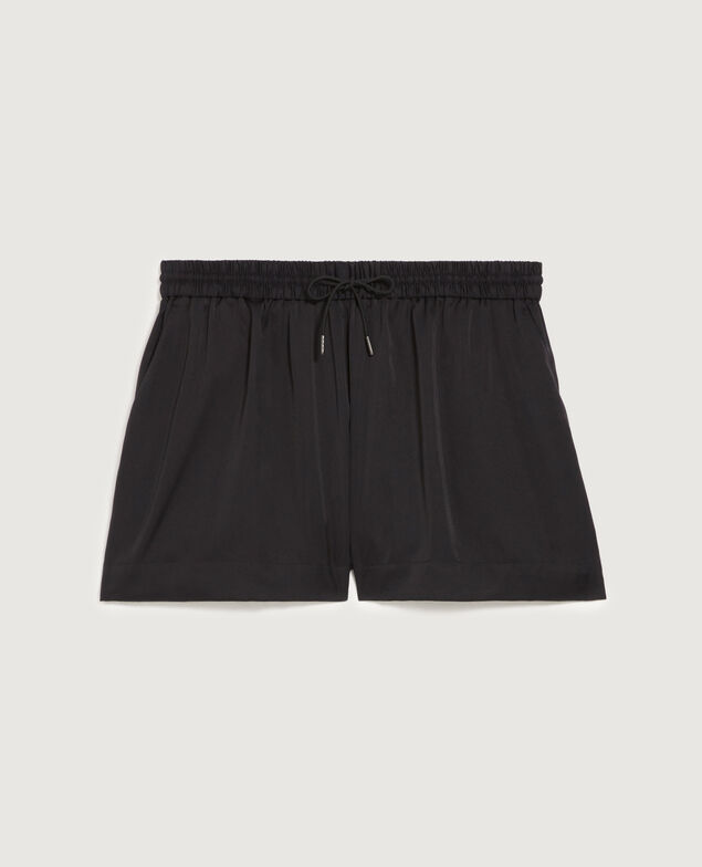 Short fluido satinado H091 black beauty