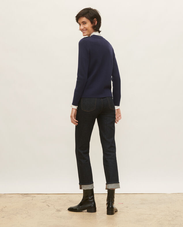 Jersey marinero de lana Maritime blue