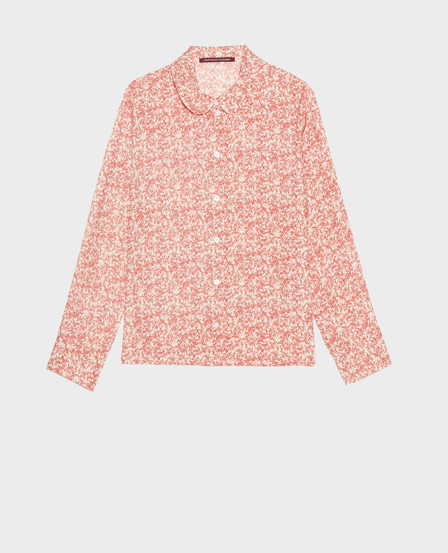 Camisa con estampados Feuillage buttercream