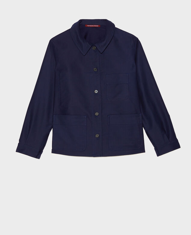 Chaqueta de algodón Maritime blue