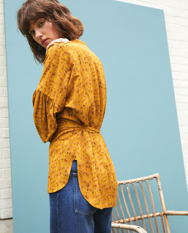 Blusa de corte amplio Ld golden spice