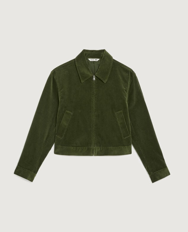 Cazadora de pana U550 green
