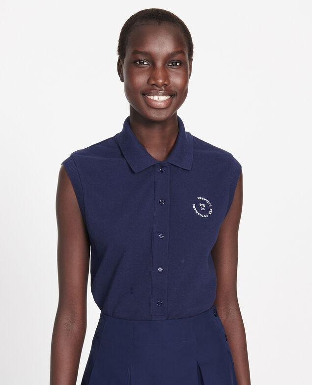 Polo de algodón Maritime blue