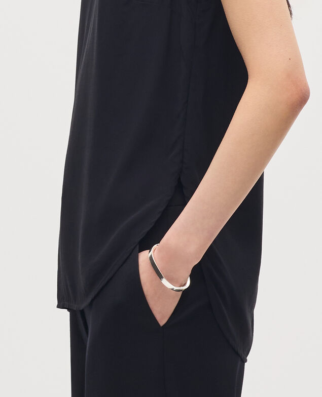 Top fluido sin mangas H091 black beauty