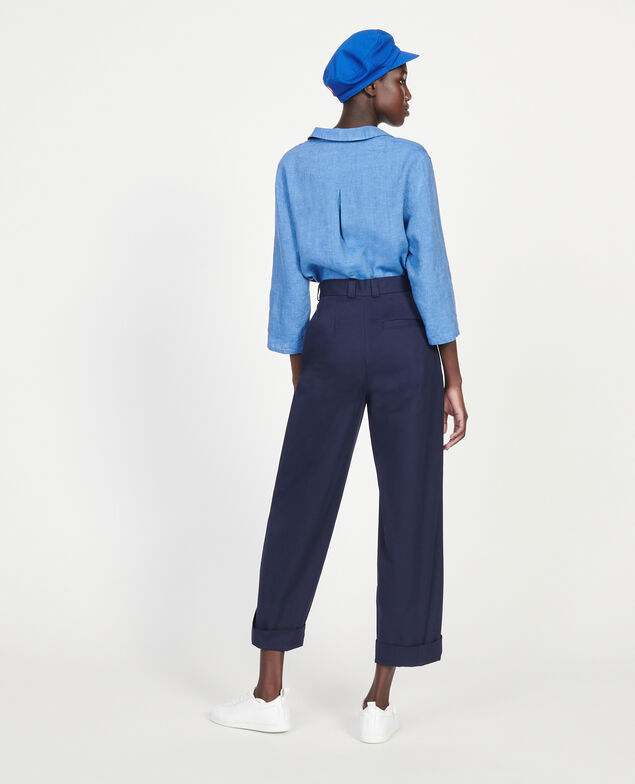 Pantalón masculino de algodón Maritime blue