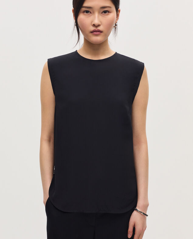 Top fluido sin mangas H091 black beauty