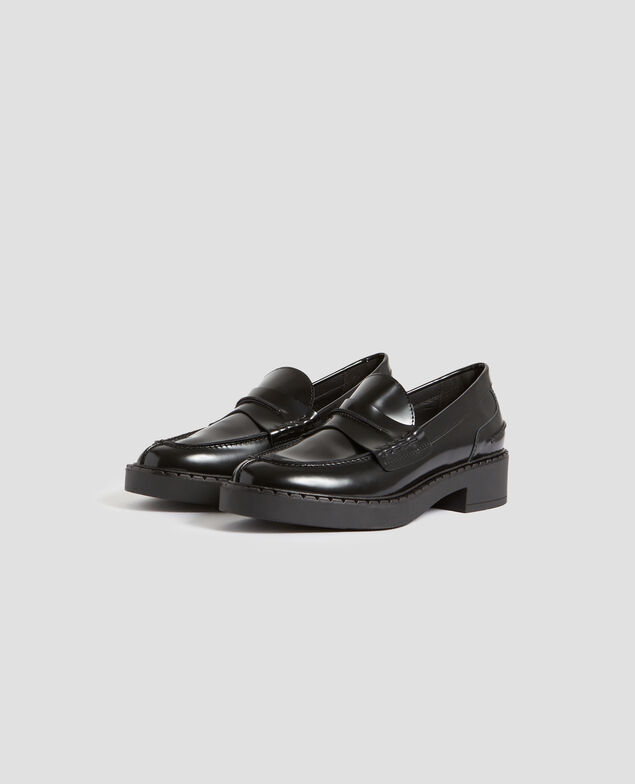 Mocasines de cuero H096 black