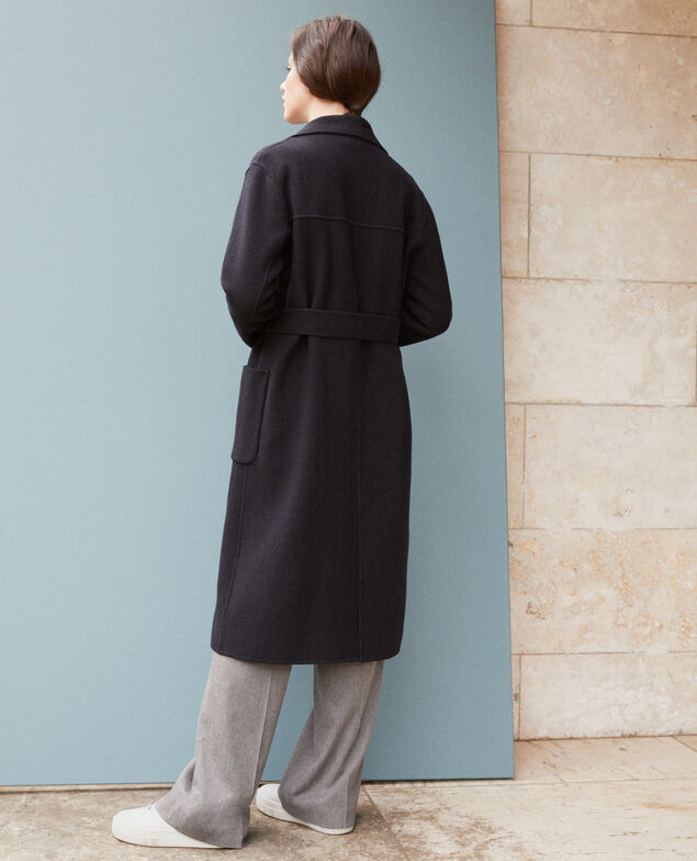 Abrigo de doble cara Dark navy