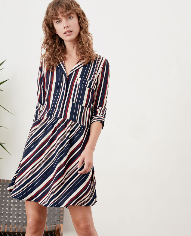 Vestido de rayas Stripes marine/devil