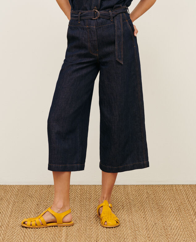 BABETH - Falda pantalón 0681 rinse denim