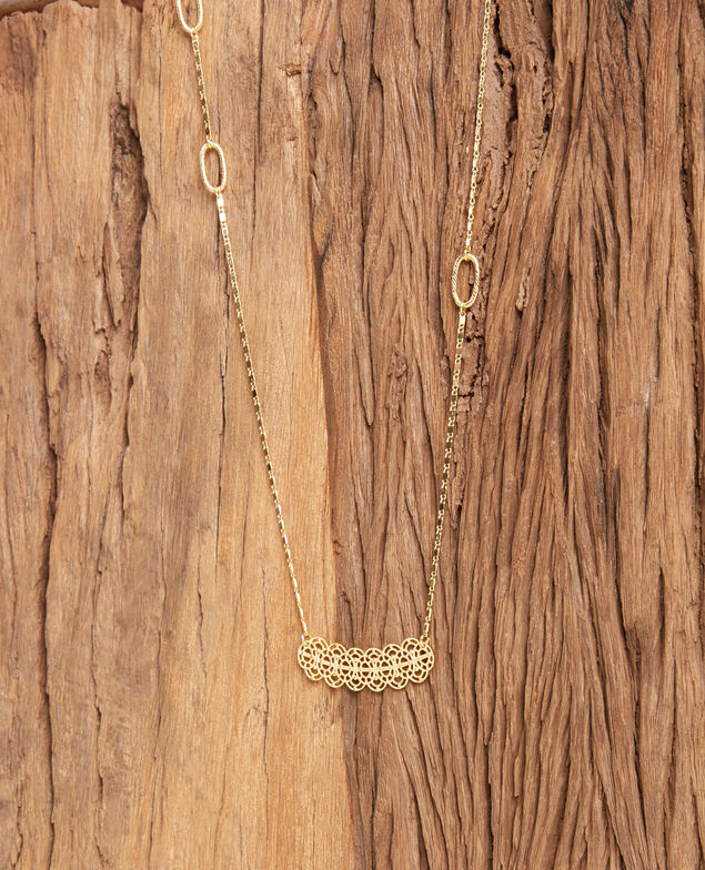 Collar largo de fantasía Gold