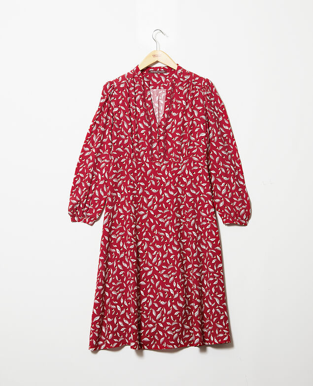 Vestido tipo túnica Earth red
