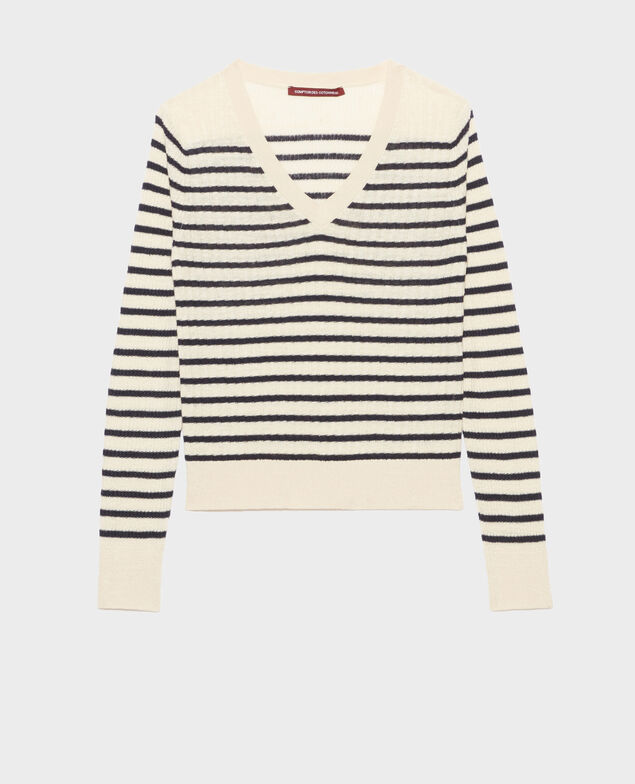 Jersey de rayas de lino 0692 night_sky_stripes