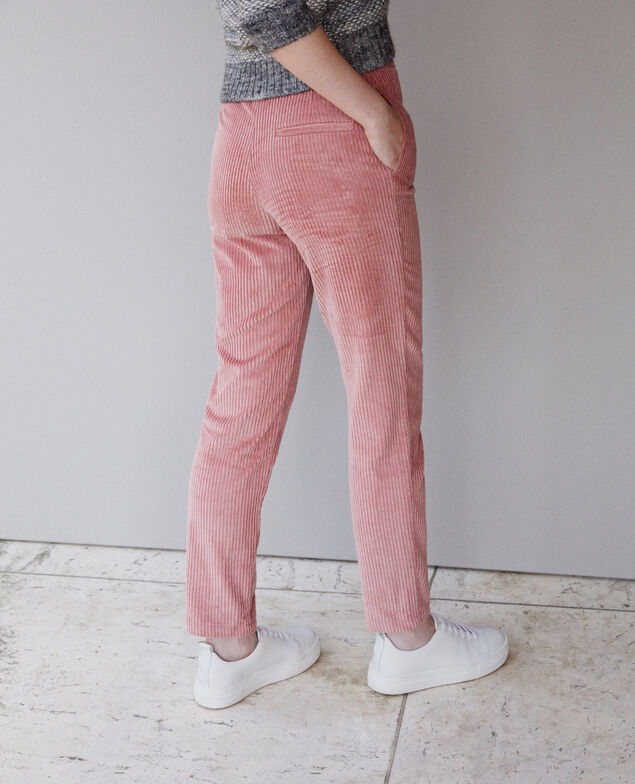 Pantalón de pana gruesa Old rose