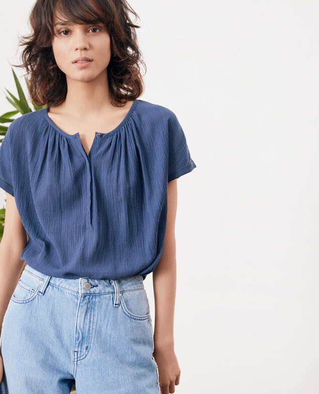 Camiseta de doble tejido Indigo