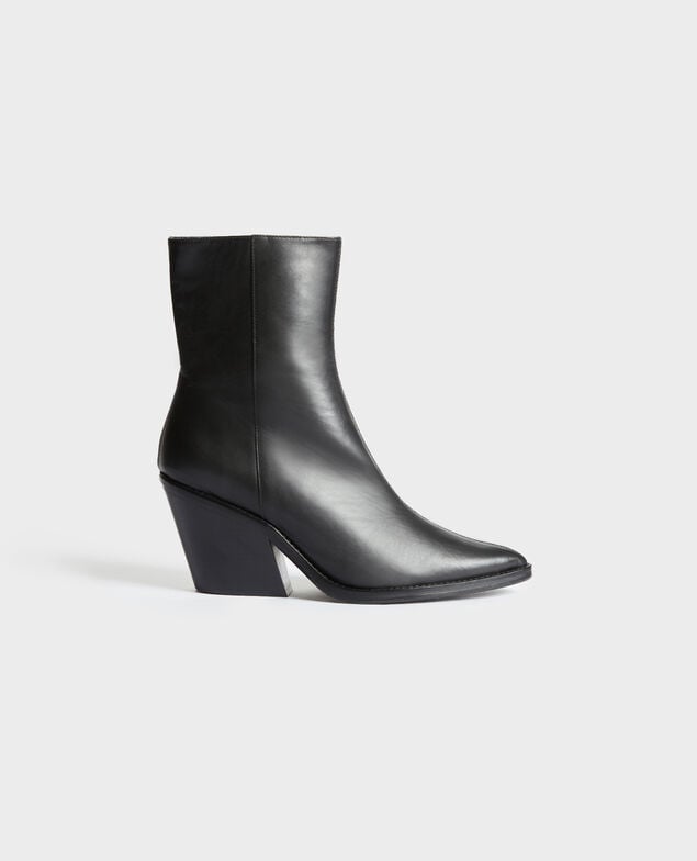 Botas camperas de cuero 8853 09 black