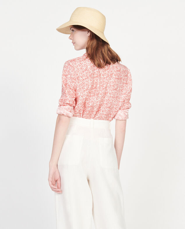 Camisa con estampados Feuillage buttercream