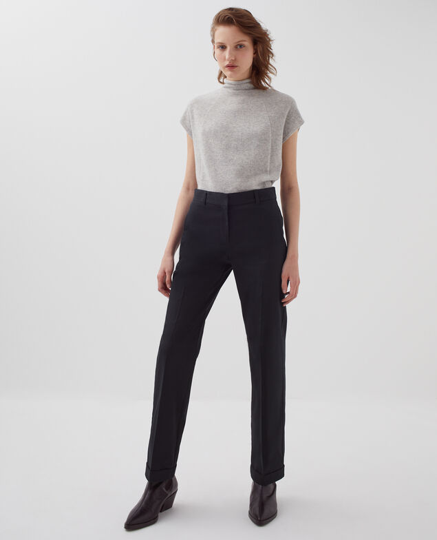COLETTE - Pantalón recto H091 black beauty