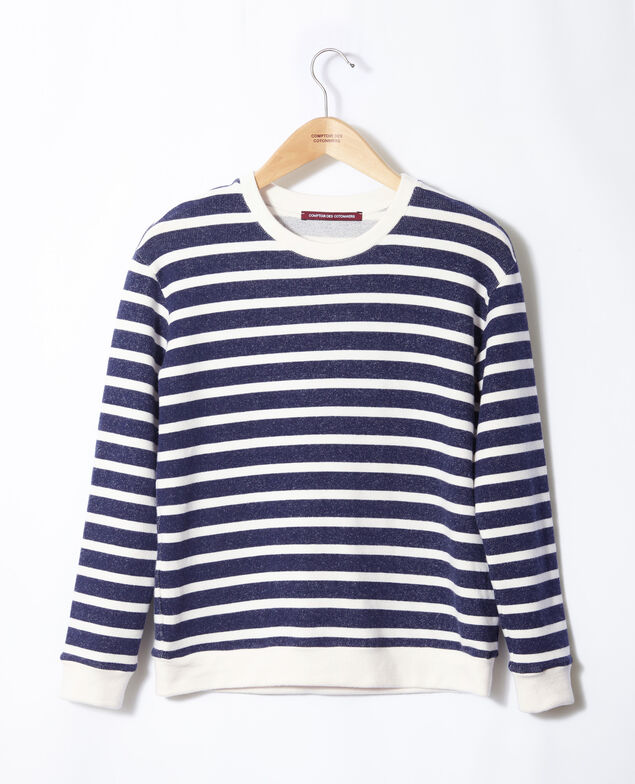 Sudadera rayas Blanco