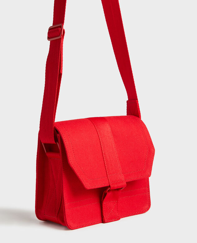 Bolso pequeño de algodón Fiery red