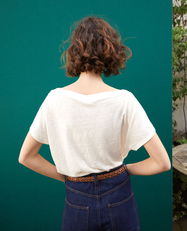 Camiseta con bolsillo Blanco
