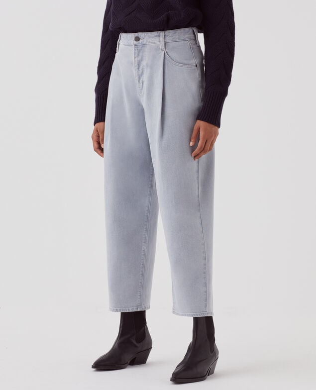 NIKKI - Jeans carrot I042 asphalte gray