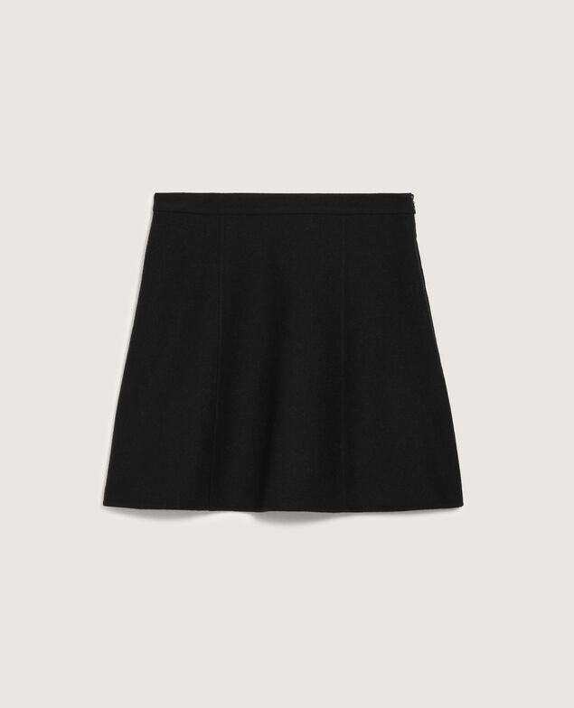 Falda corta de doble cara H091 black beauty
