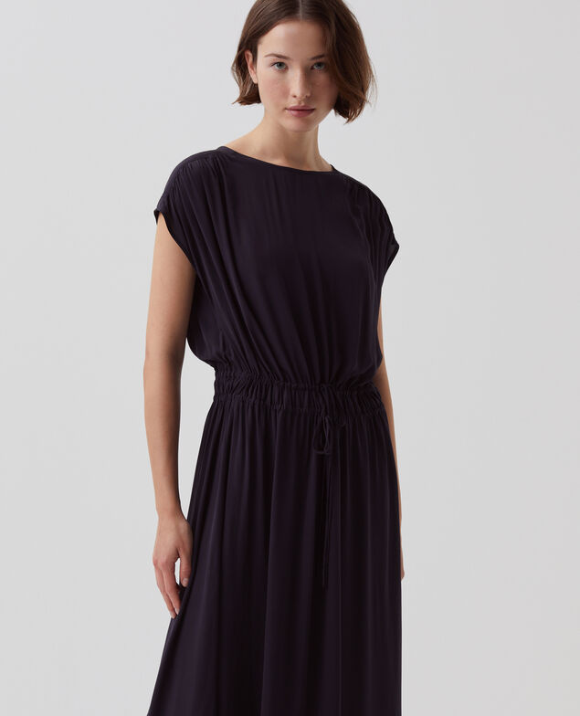 Vestido largo fluido H695 night sky
