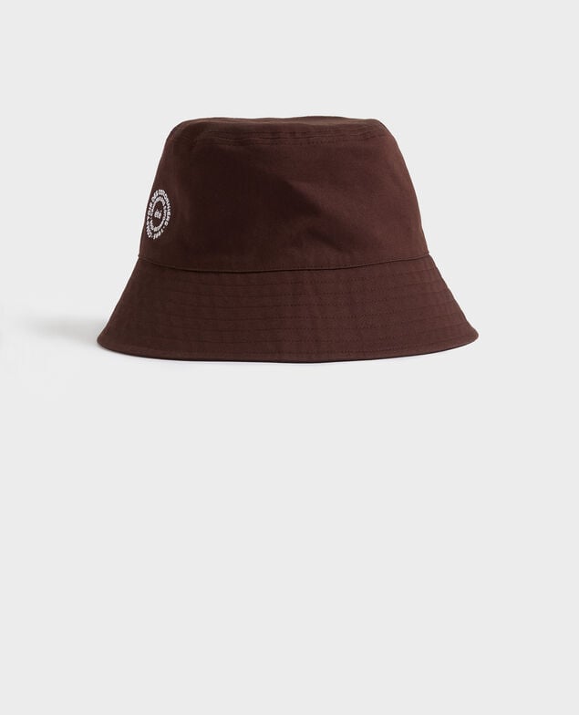 Sombrero bob de algodón liso bordado Mole