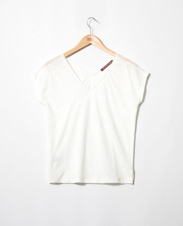 T-shirt en lin Off white