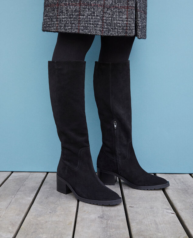 Botas de ante Negro