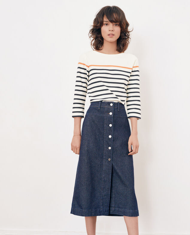 Falda en denim Indigo