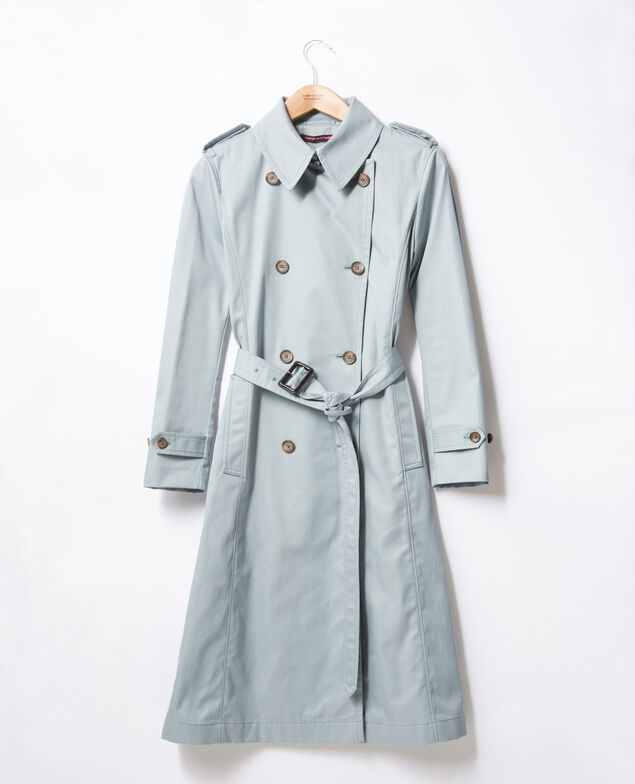 Trench corte icónico Silvergreen