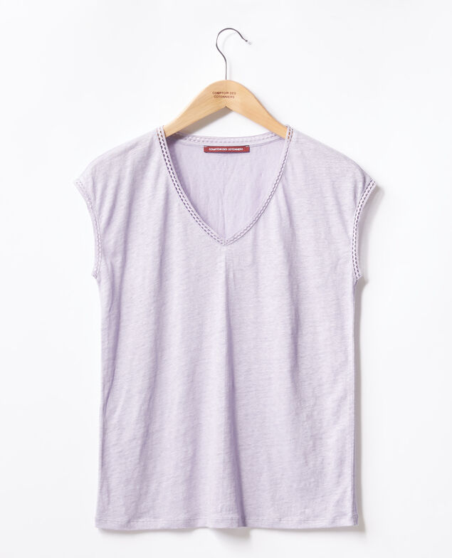 Camiseta de lino Light iris
