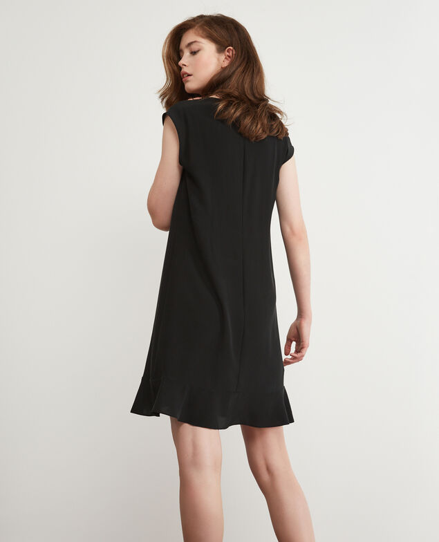 Vestido de seda Noir