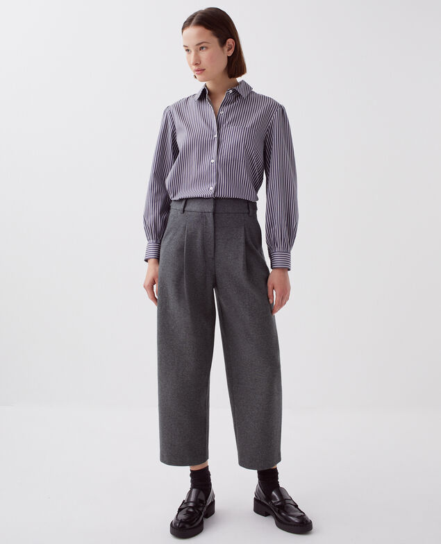PEGGY - Pantalón carrot I082 grey melange