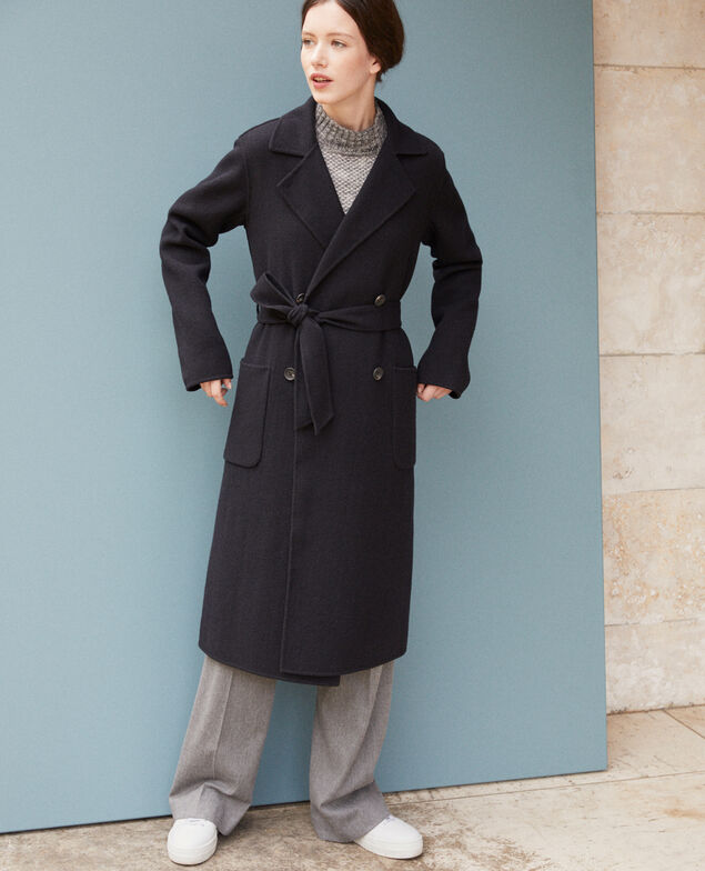 Abrigo de doble cara Dark navy