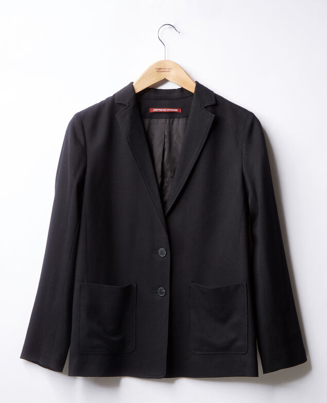 Chaqueta con lana Noir