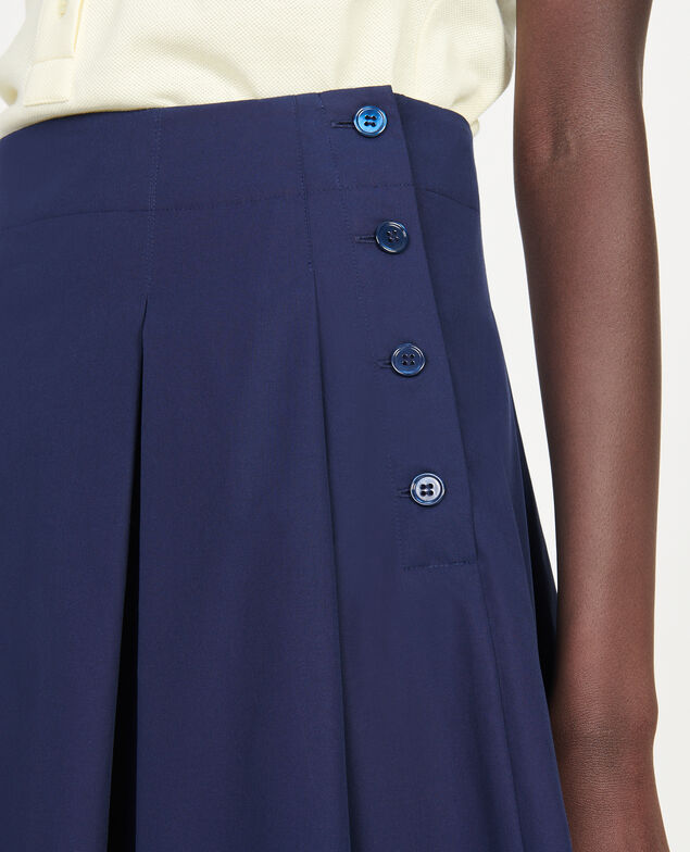 Falda de algodón Maritime blue