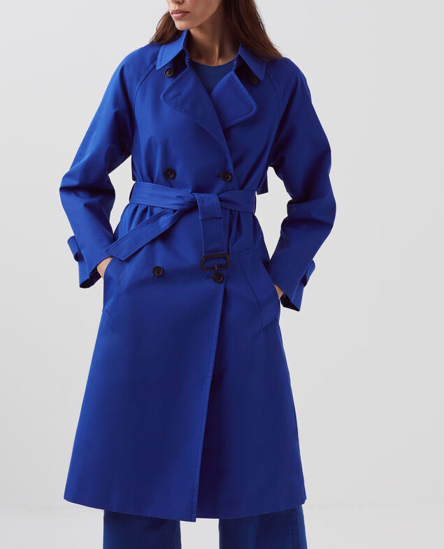 CATHERINE - Trench amplio H660 sodalite blue