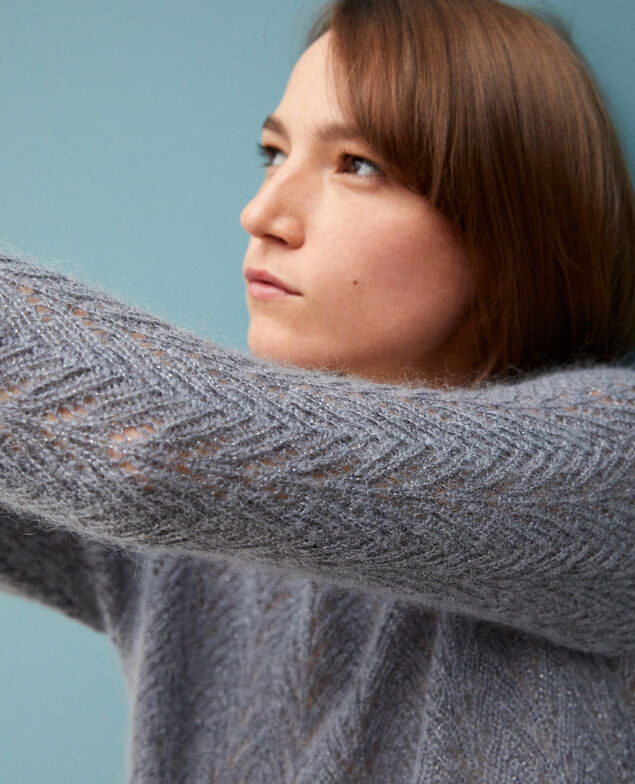 Jersey con mohair y lúrex Quiet shade