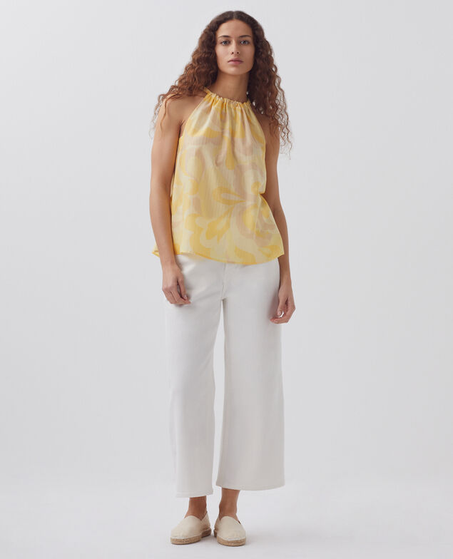 Top escote americano H413 anemone yellow