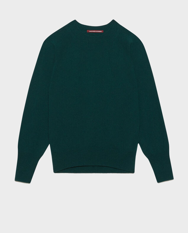 Jersey cuello redondo de cachemir 8886 55 green
